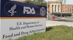 sign at the FDA