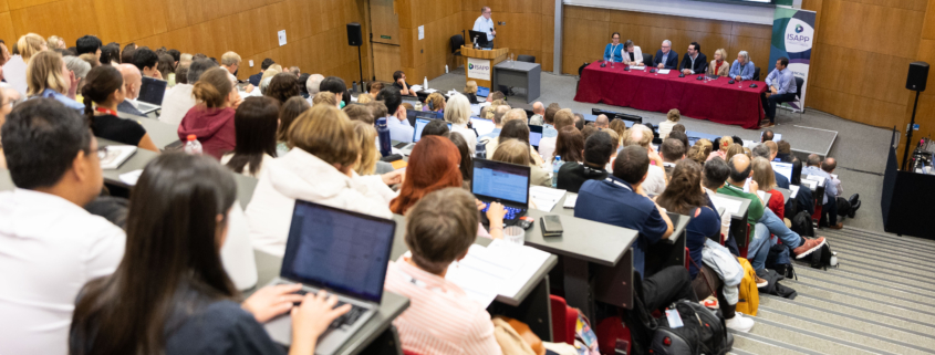 Audience observing panel on probiotics for preterm infants